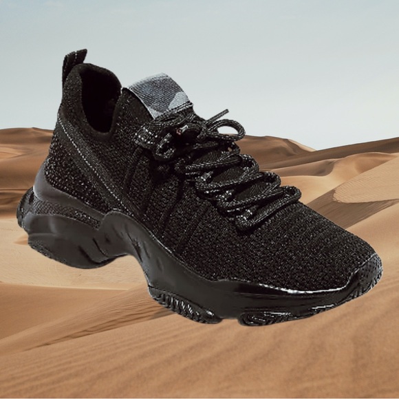 ⚠️SOLD⚠️ (on eBay) Black Mad Love Mandy Shoes with Rhinestones, NWOB Sz 9.5 - Picture 1 of 3